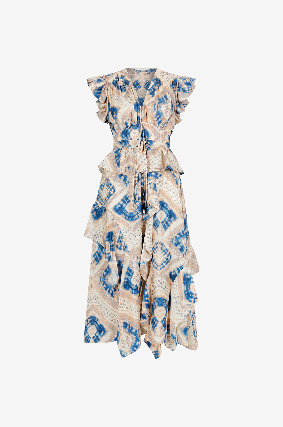 Avia silk midi dress