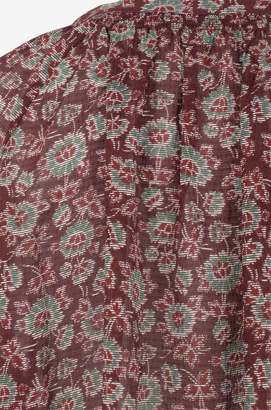 Blouse à manches longues en viscose et soie Nipoa