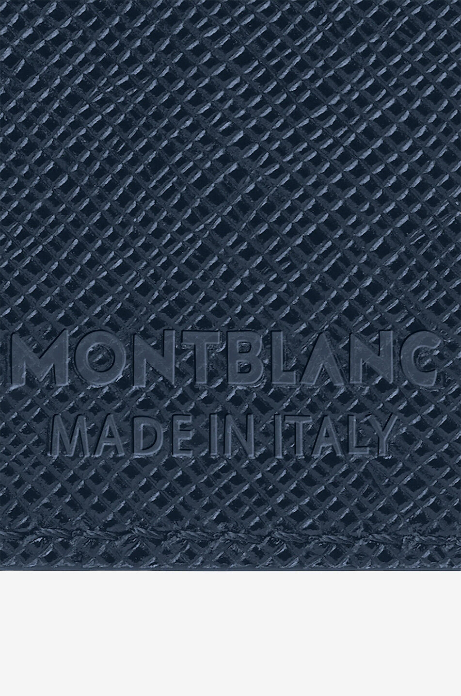 MONTBLANC Kartenetui 4 cc aus Sartorial Leder Herren BLAU 5