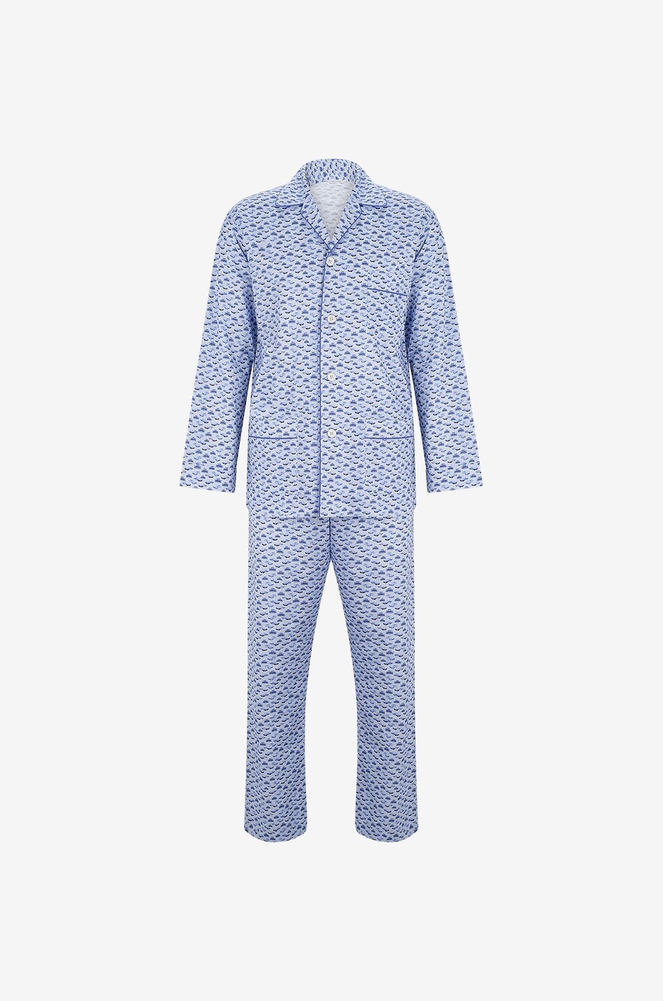 Langer Pyjama aus Baumwolle Venezia