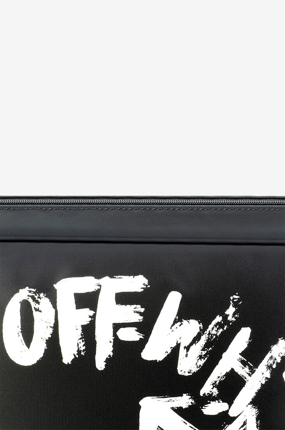 OFF WHITE Sac à langer Paint Script Garçon NOIR 5