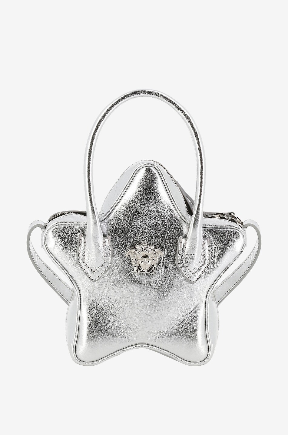 Medusa Star girl's metallic shoulder bag