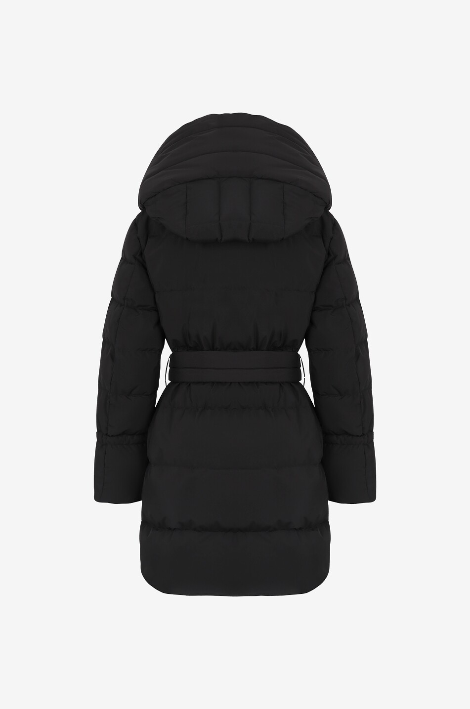 MOORER Osiride wrap puffer jacket Women BLACK 2