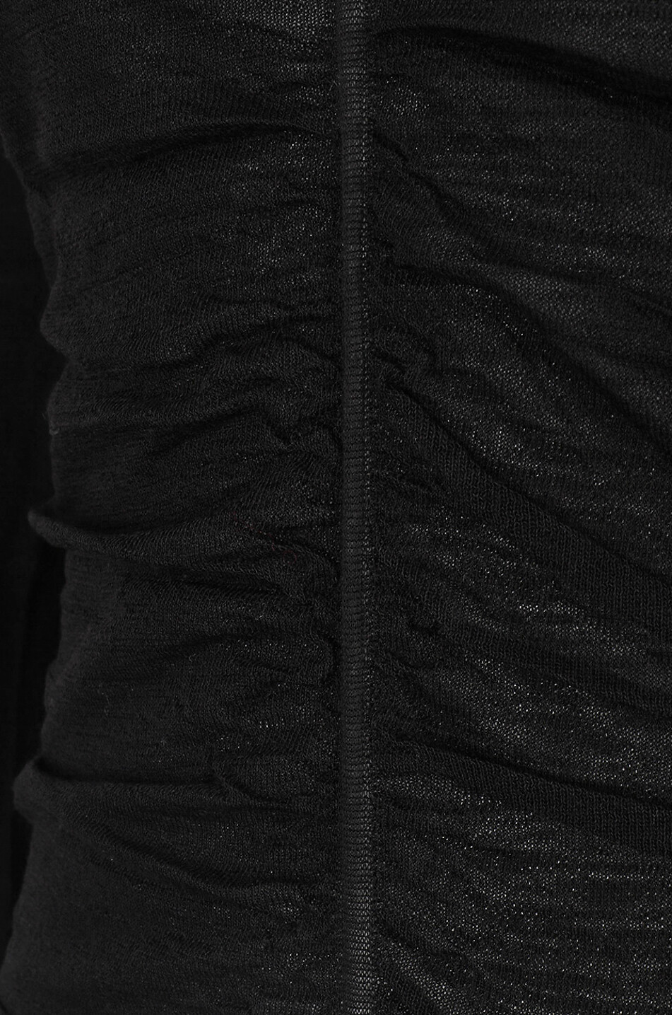Feiner geraffter Pullover mit V-Ausschnitt Acara
