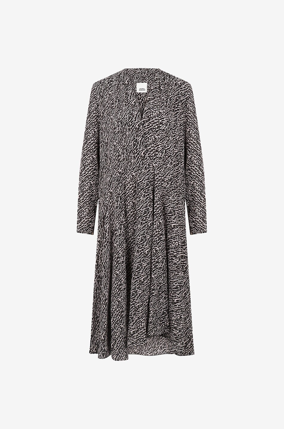 Weites Midikleid aus Seide Patel