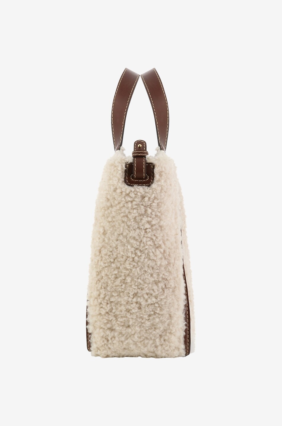 STELLA McCARTNEY Stella Logo teddy tote bag Women BEIGE 4