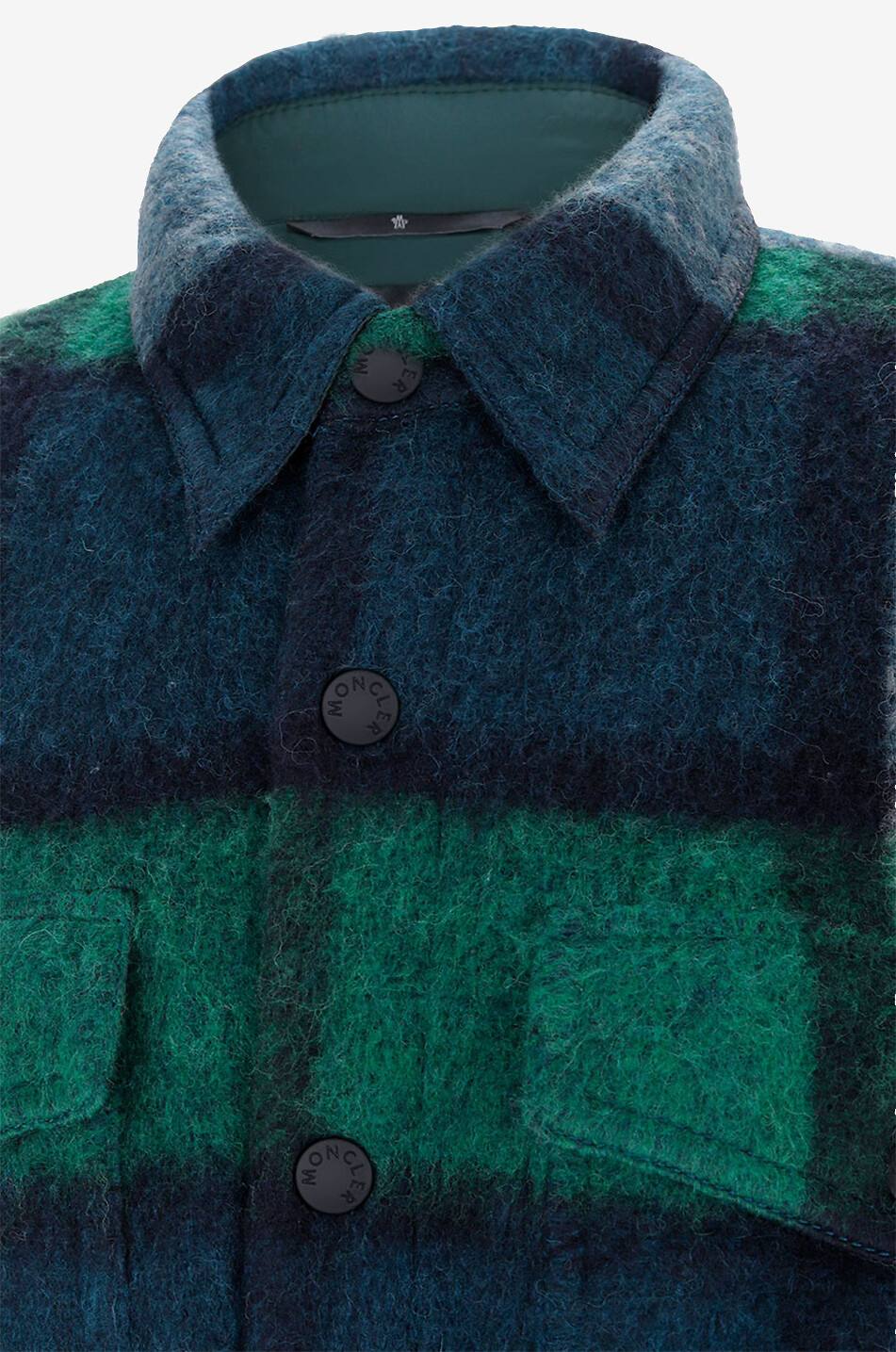 MONCLER GRENOBLE Surchemise à carreaux Waier Homme Incolore 3