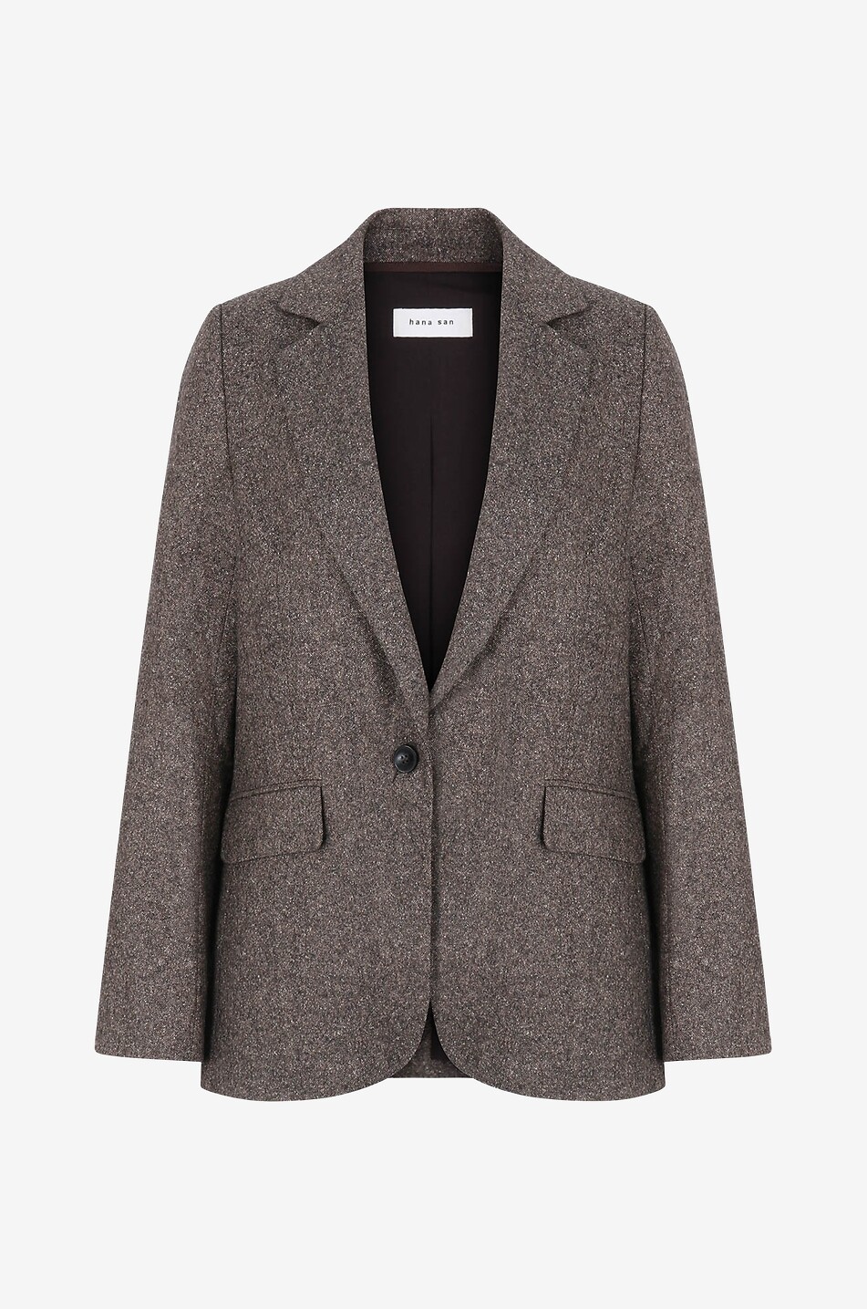 HANA SAN Blazer aus Wolle Ester Damen BRAUN 1