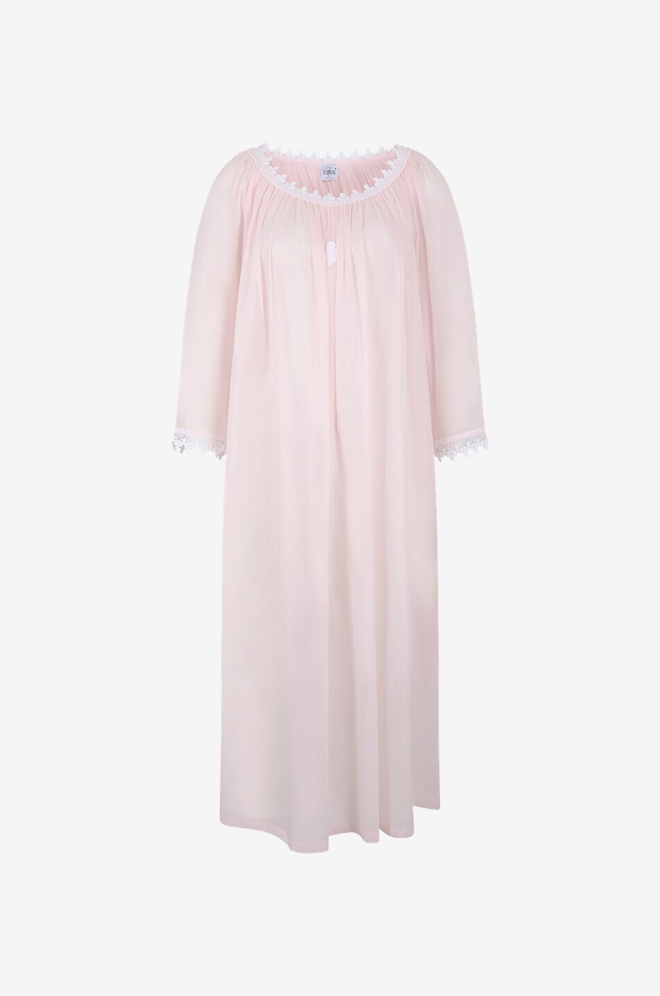CELESTINE Chemise de nuit en coton Elyse Femme ROSE CLAIR 1