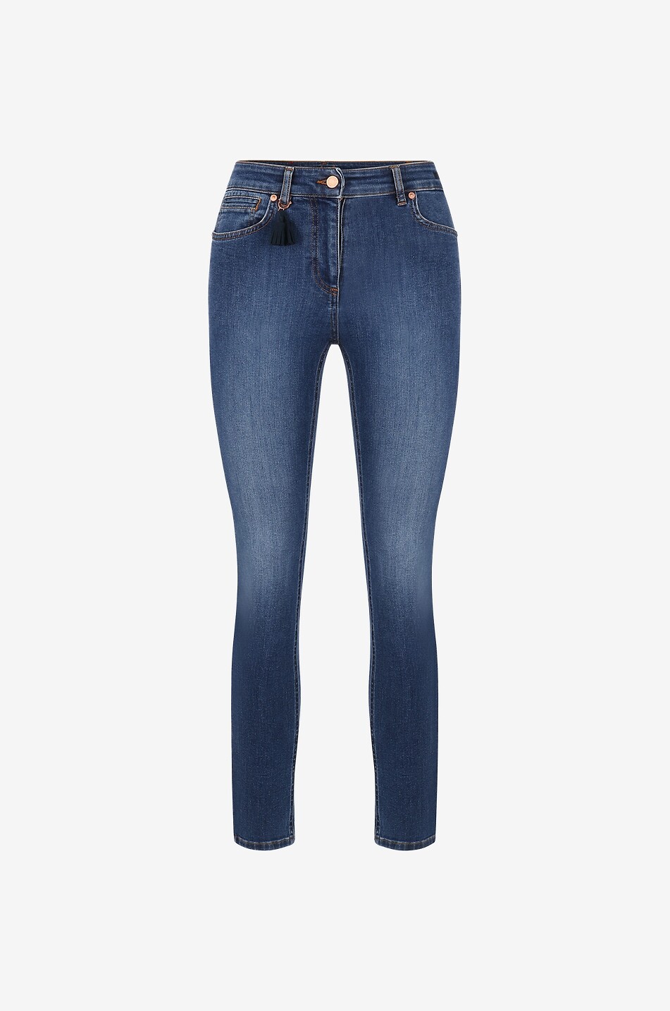 Cinq cotton-blend slim-fit jeans