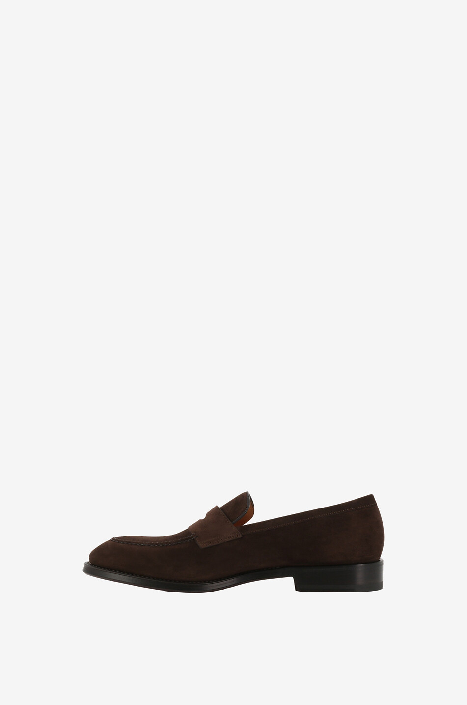 SANTONI Mokassins aus Wildleder Herren DUNKELBRAUN 3