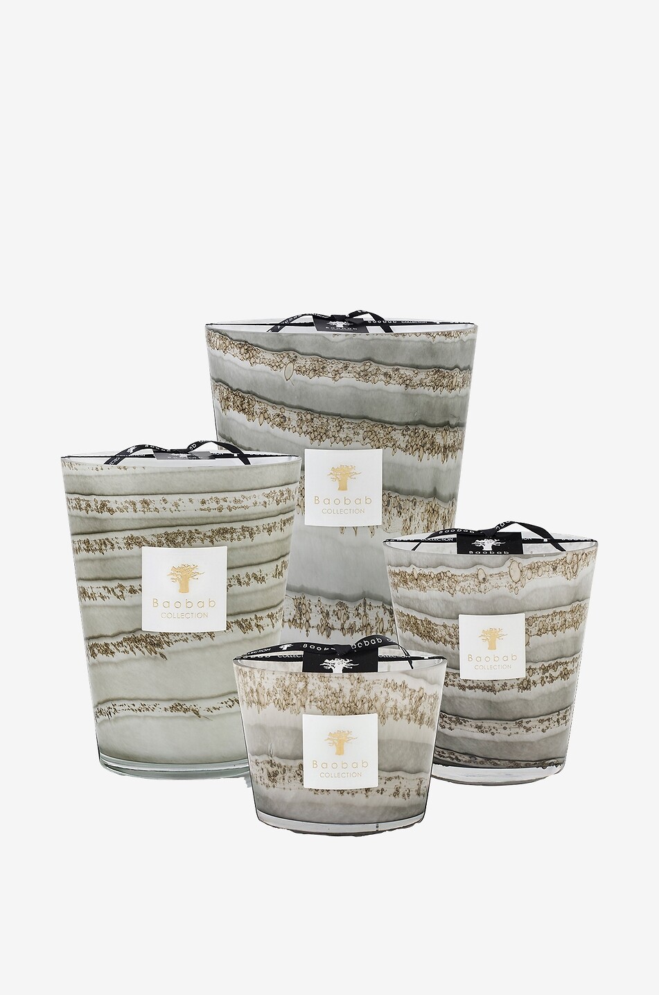 BAOBAB Duftkerze Sand Atacama Max 16 - 2,2 kg Haus GRAU 2