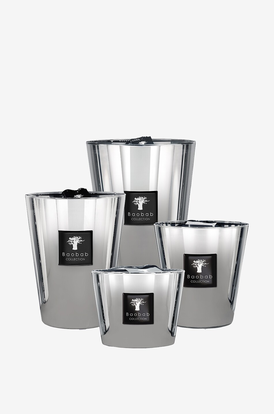 BAOBAB Les Exclusives Platinum Max 10 scented candle - 1.35 kg Home SILVER 2