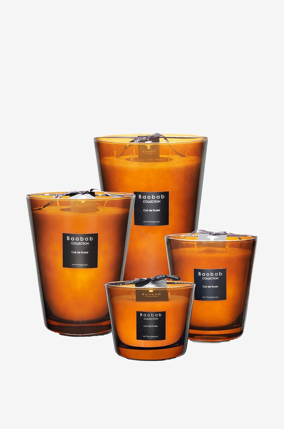 BAOBAB Duftkerze Les Prestigieuses Cuir de Russie Max 10 - 1,35 kg Haus KUPFERFARBEN 2