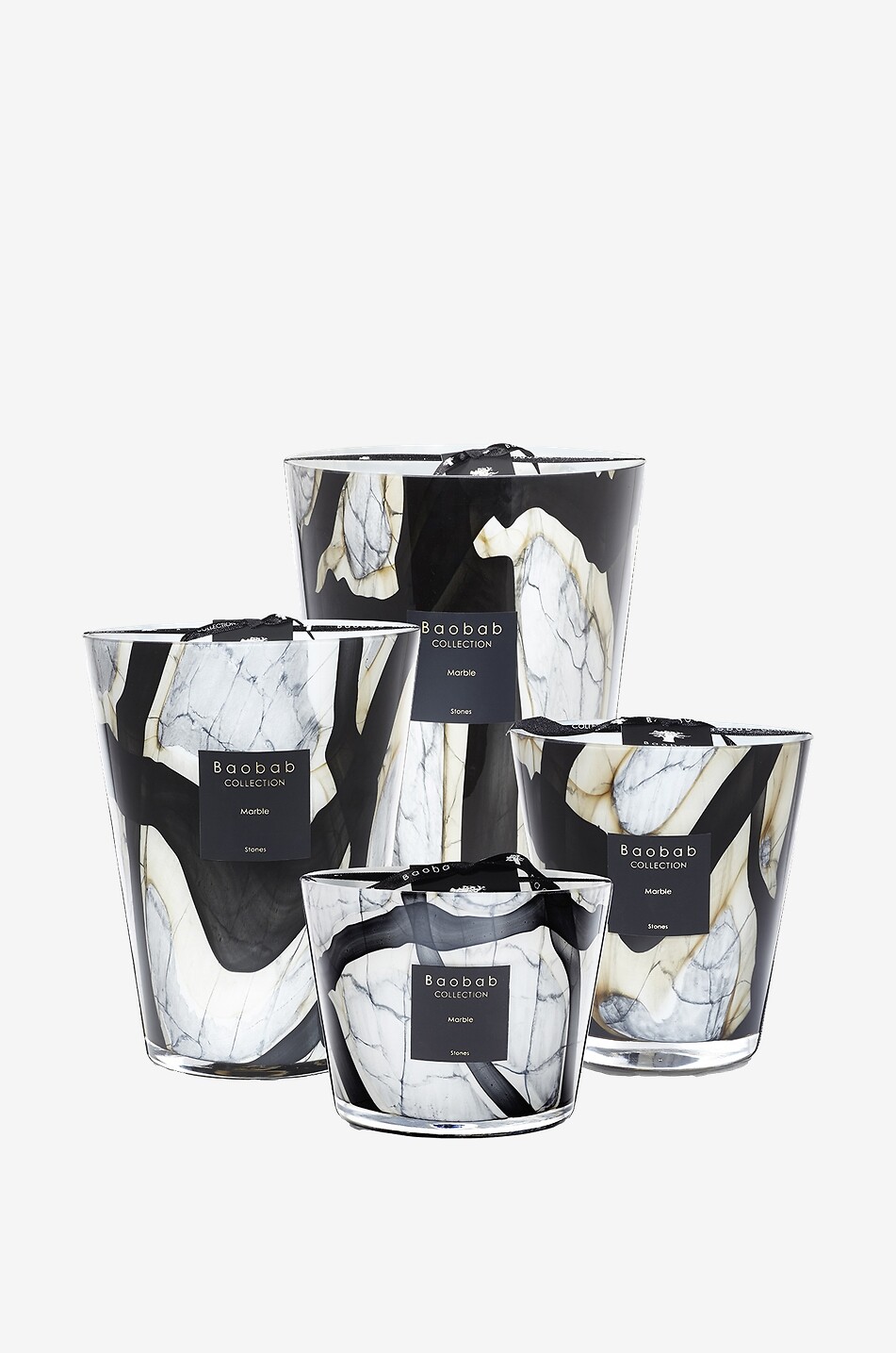 BAOBAB Bougie parfumée Stones Marble Max 24 - 5 kg Maison MULTICOLORE 2