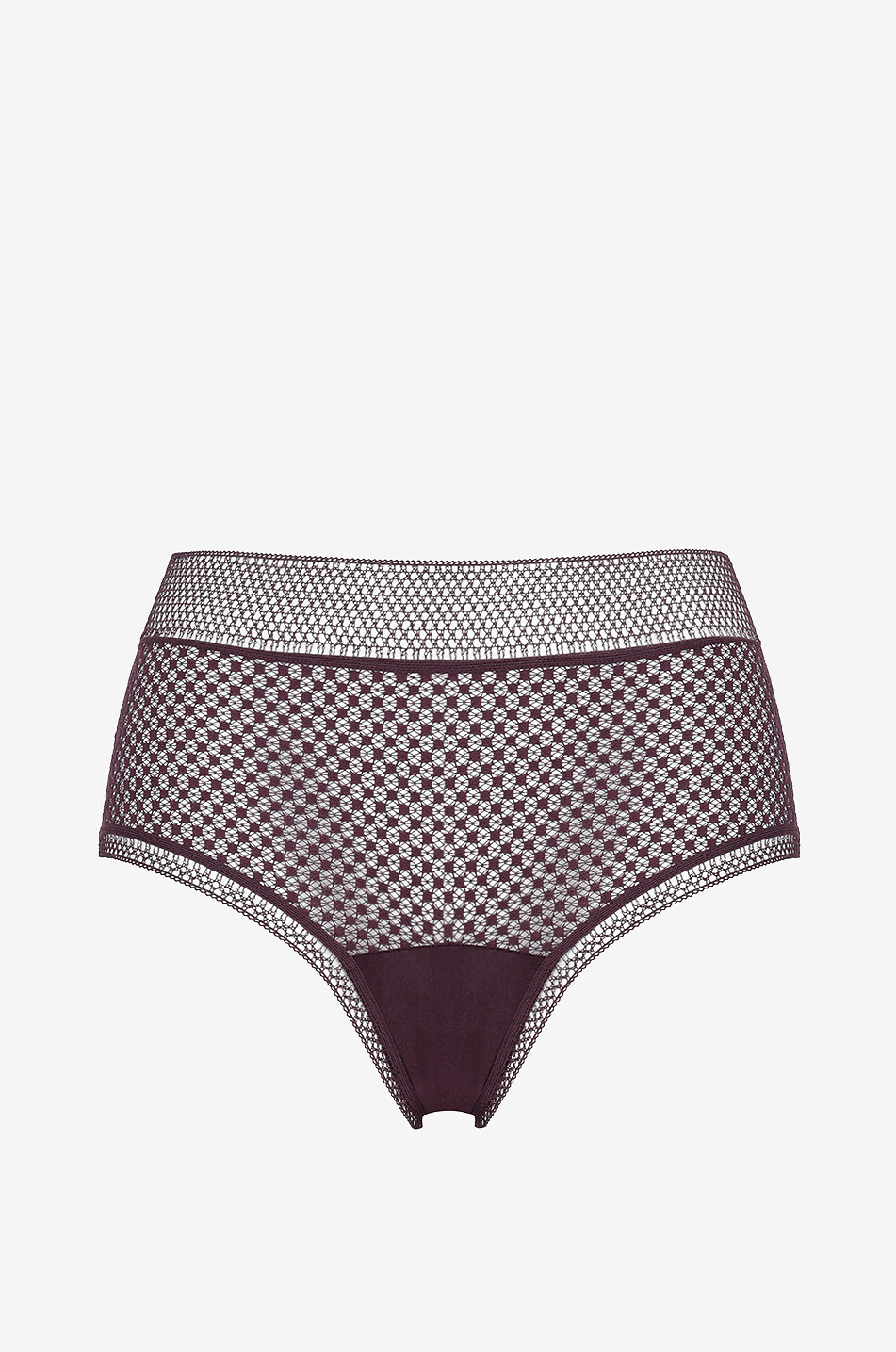 ELSE Bella high-waisted briefs Women DARK PURPLE 1