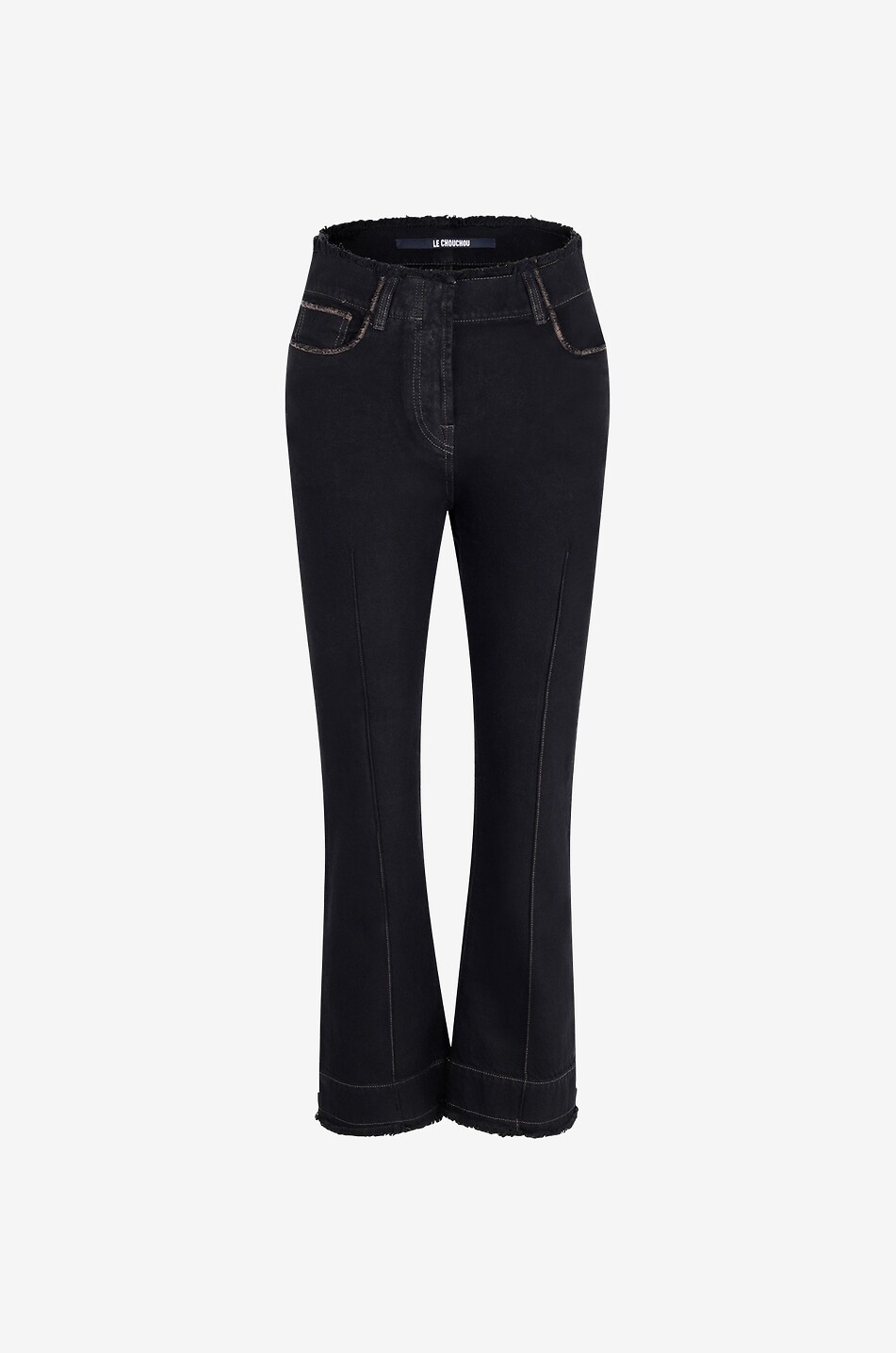 Bootcut-Jeans mit niedriger Taille Le De Nîmes Linon Court