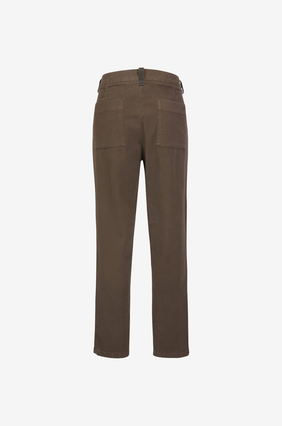 Gerade Hose aus Moleskin-Baumwolle Easy