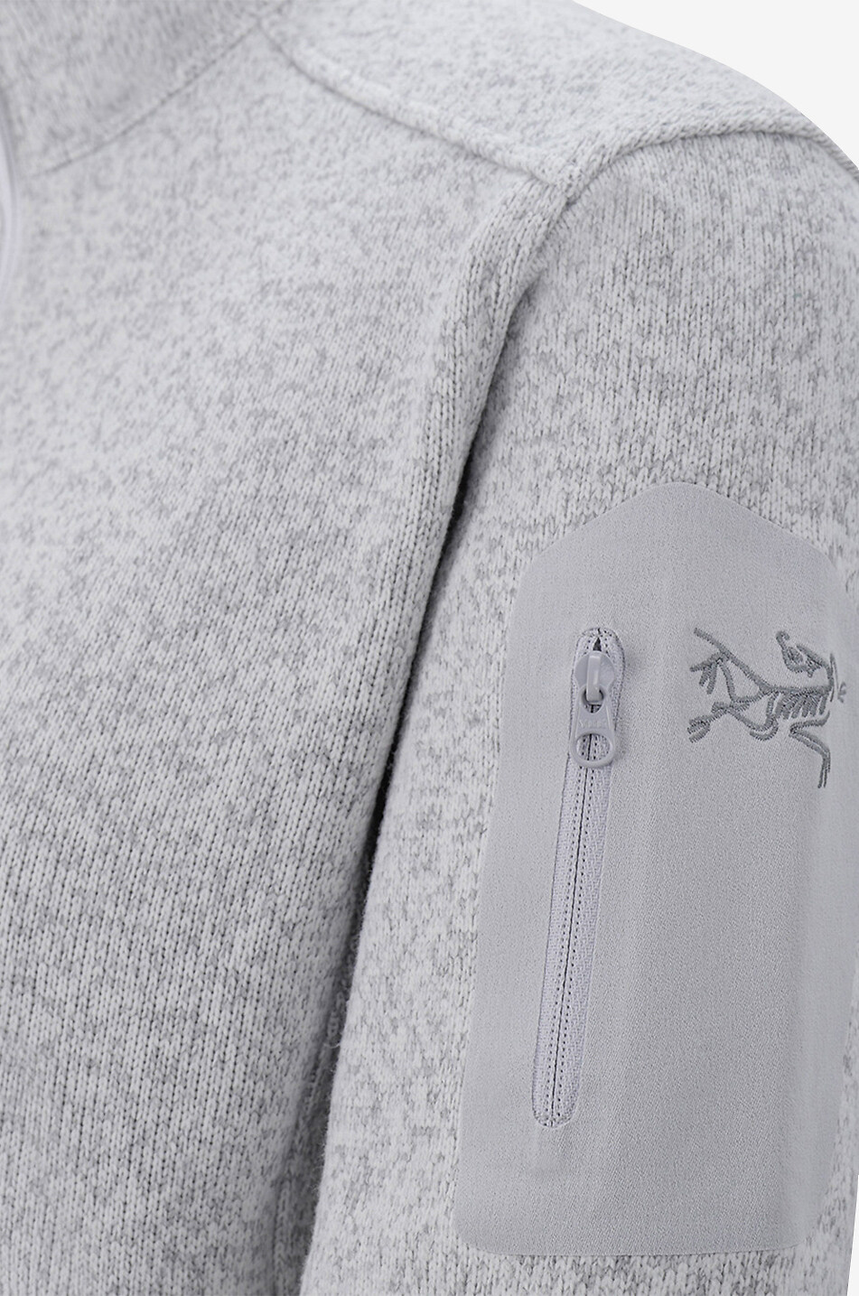 ARC'TERYX Covert recycled fleece jacket Women GREY 3