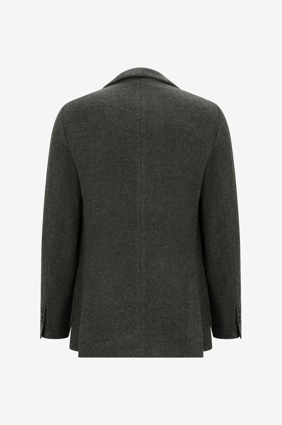 Blazer slim en jersey de laine et cachemire