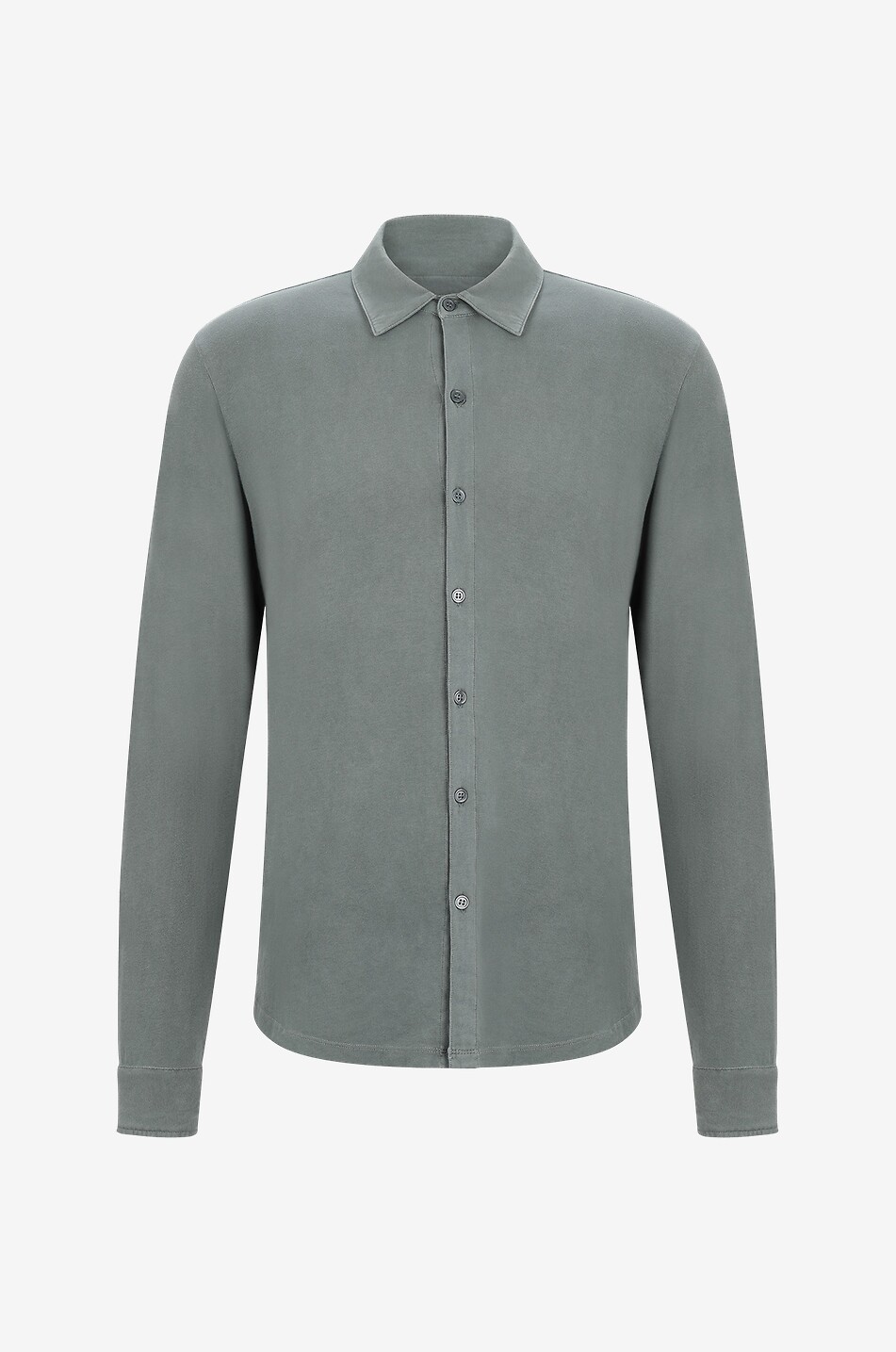 Langärmliges Hemd aus Baumwolljersey