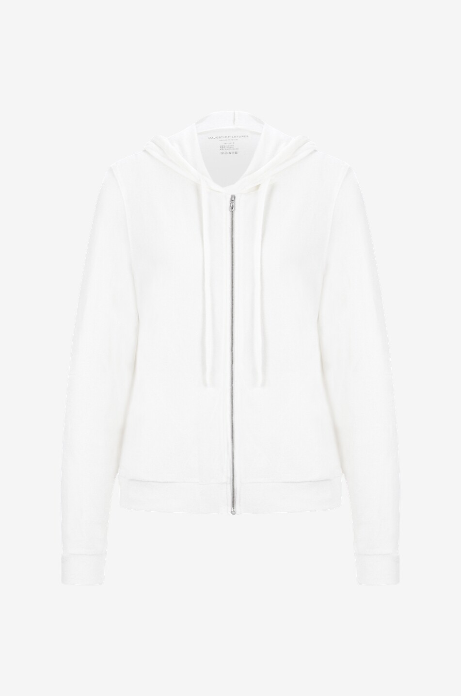 Sweatshirt mit Kapuze aus Baumwolle und Modal