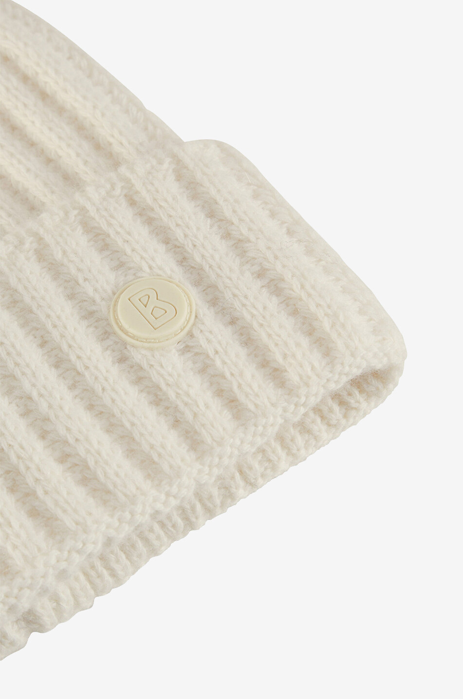 BOGNER Mütze mit Shearling-Bommel Ranya Damen WEISS 3