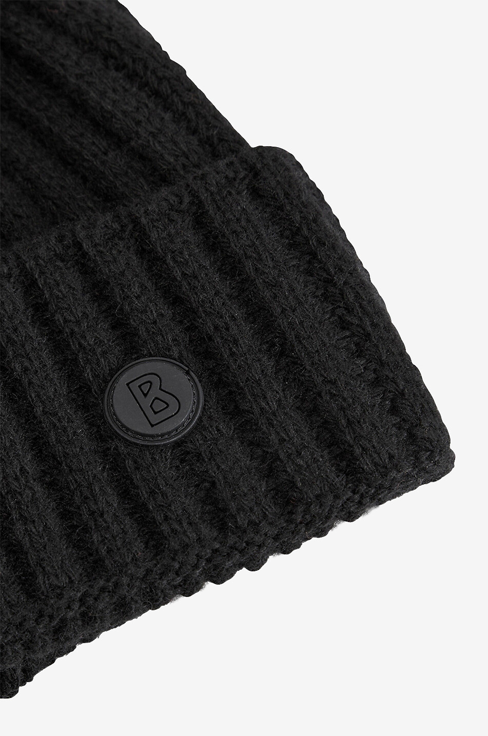 Mütze mit Shearling-Bommel Ranya
