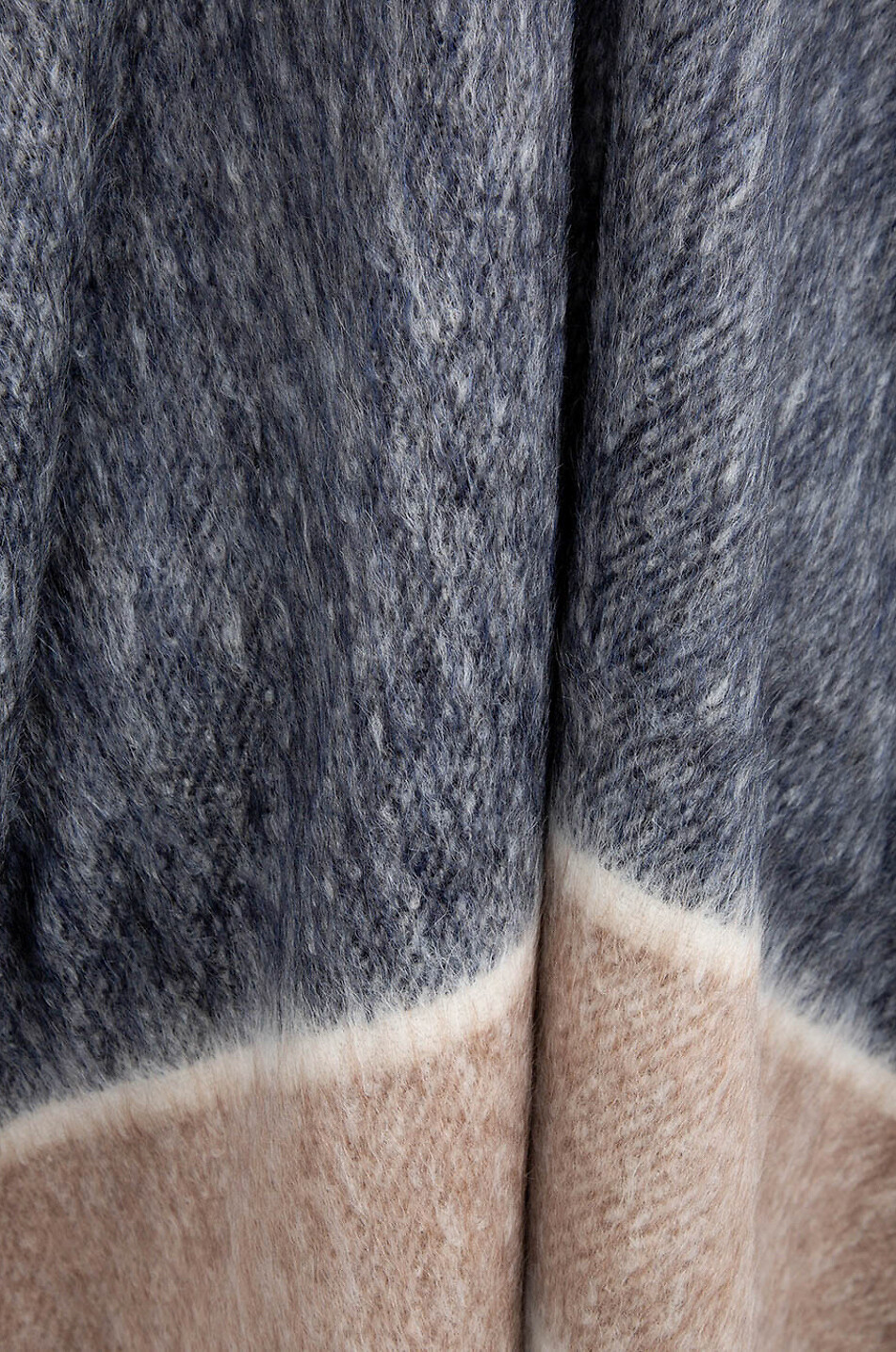 BRUNELLO CUCINELLI Striped fringed alpaca and wool cape Women MULTI COLOURED 3