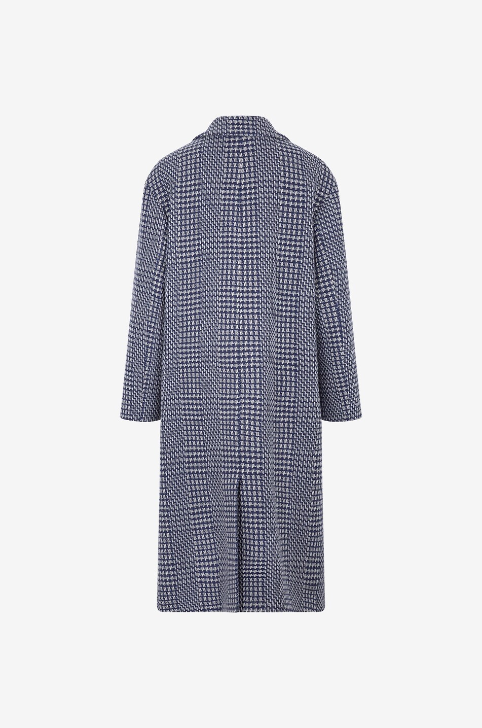 Oversize-Kaschmirmantel mit Motiv