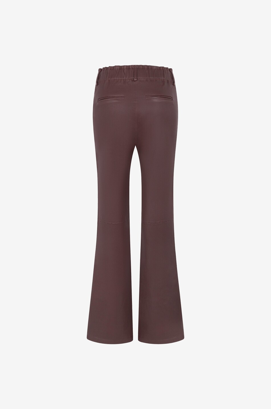 ARMA Rihanna straight-leg nappa leather trousers Women DARK RED 2