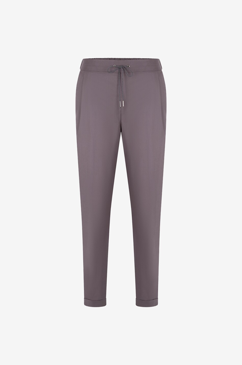 Spello cropped jogger fit wool trousers