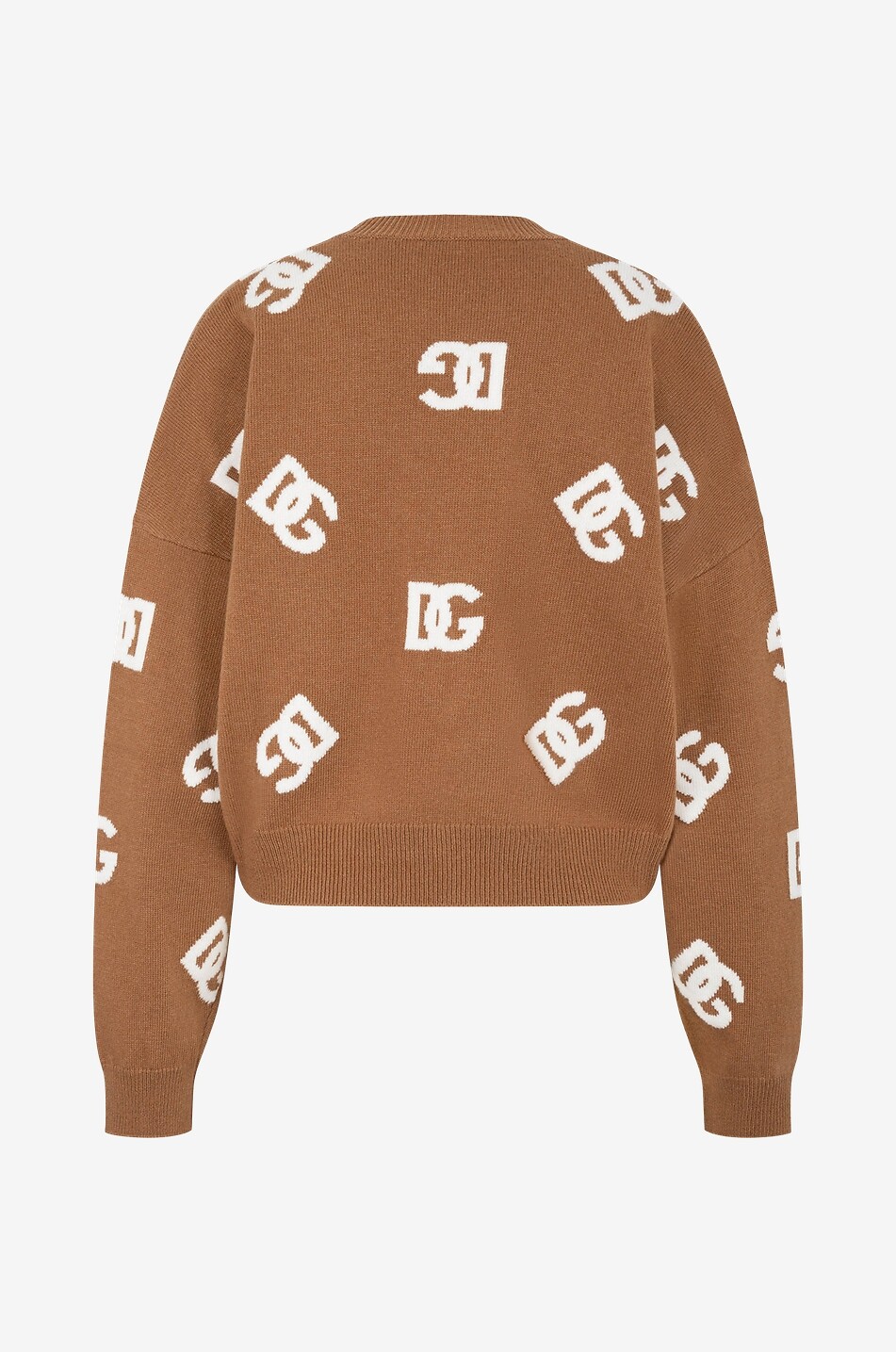 Verkürzter Boxy-Jacquardpullover DG