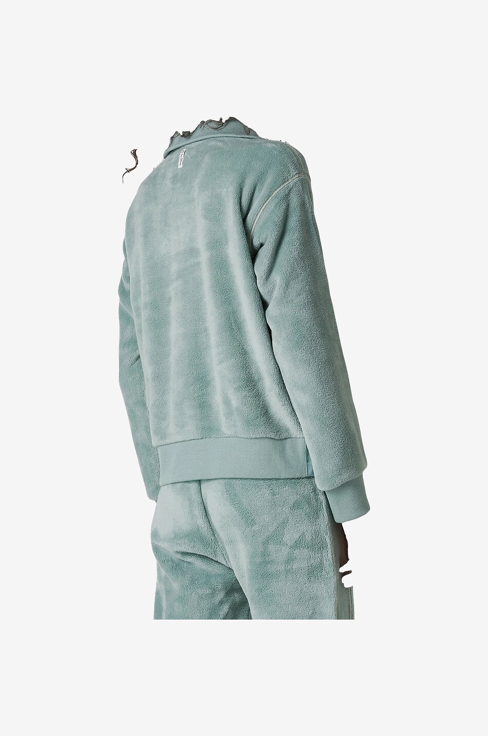 DEHA Fleece-Sweatshirt mit Stehkragen und Zip Damen BLAU 3
