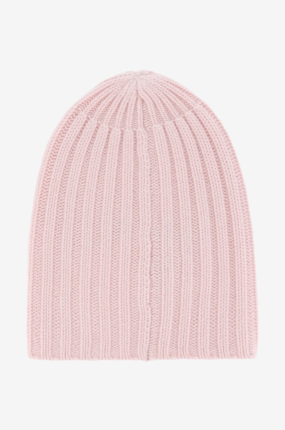 BONGENIE Bonnet côtelé épais en cachemire Femme ROSE 1