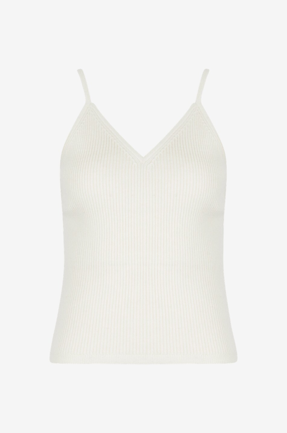 Caraco en maille côtelée de cachemire