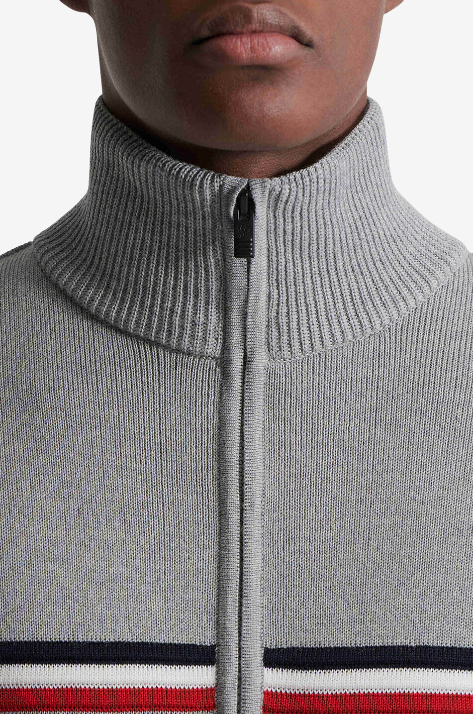 FUSALP Cardigan zippé à col montant Wengen Fiz II Homme GRIS 6