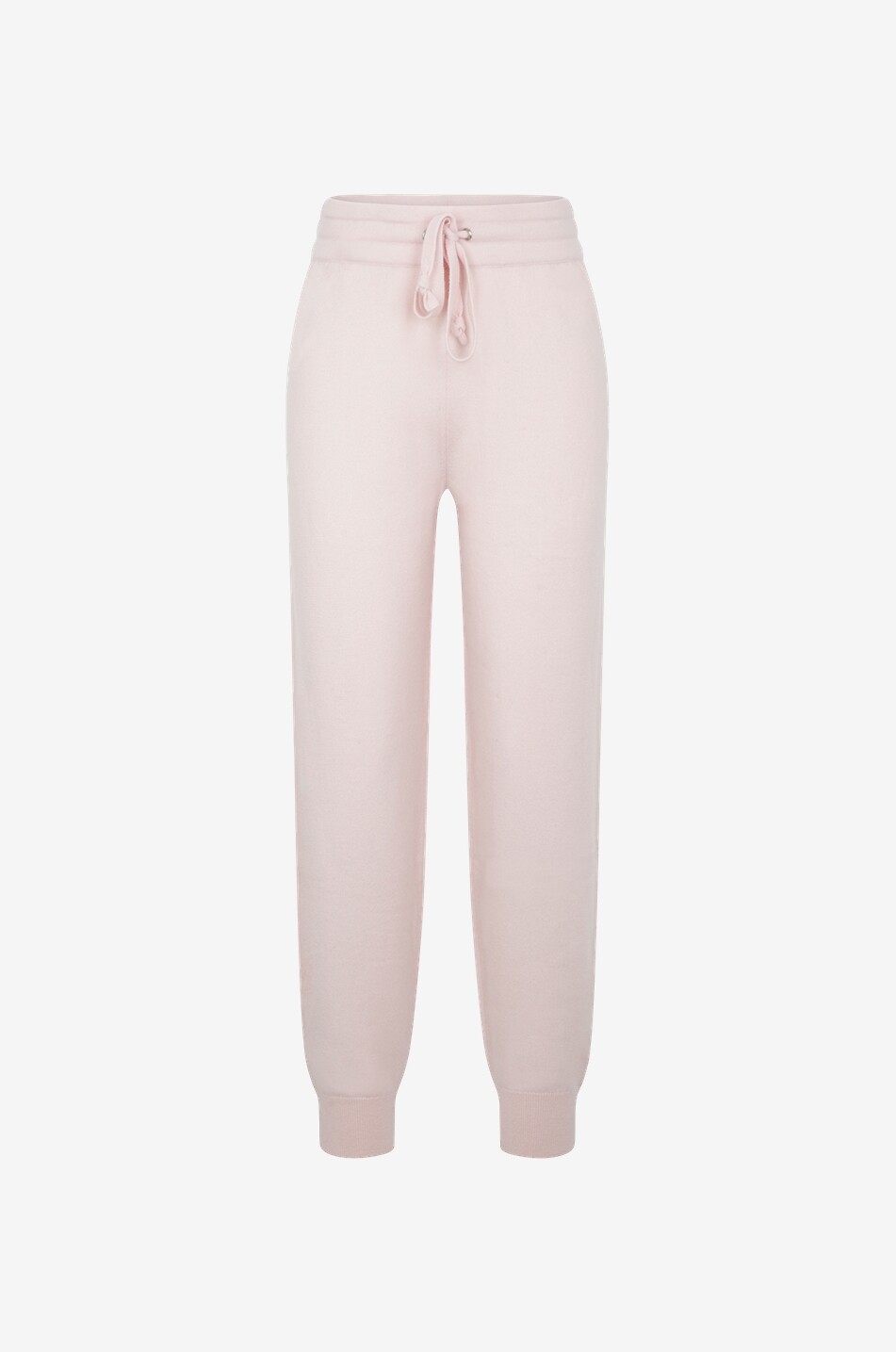 BONGENIE Pantalon de jogging en maille de cachemire Femme ROSE CLAIR 1