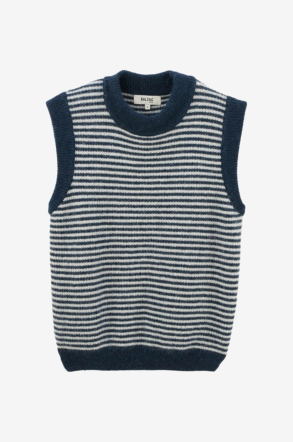 BALZAC PARIS Pull sans manches Blason Femme BLEU FONCE 1