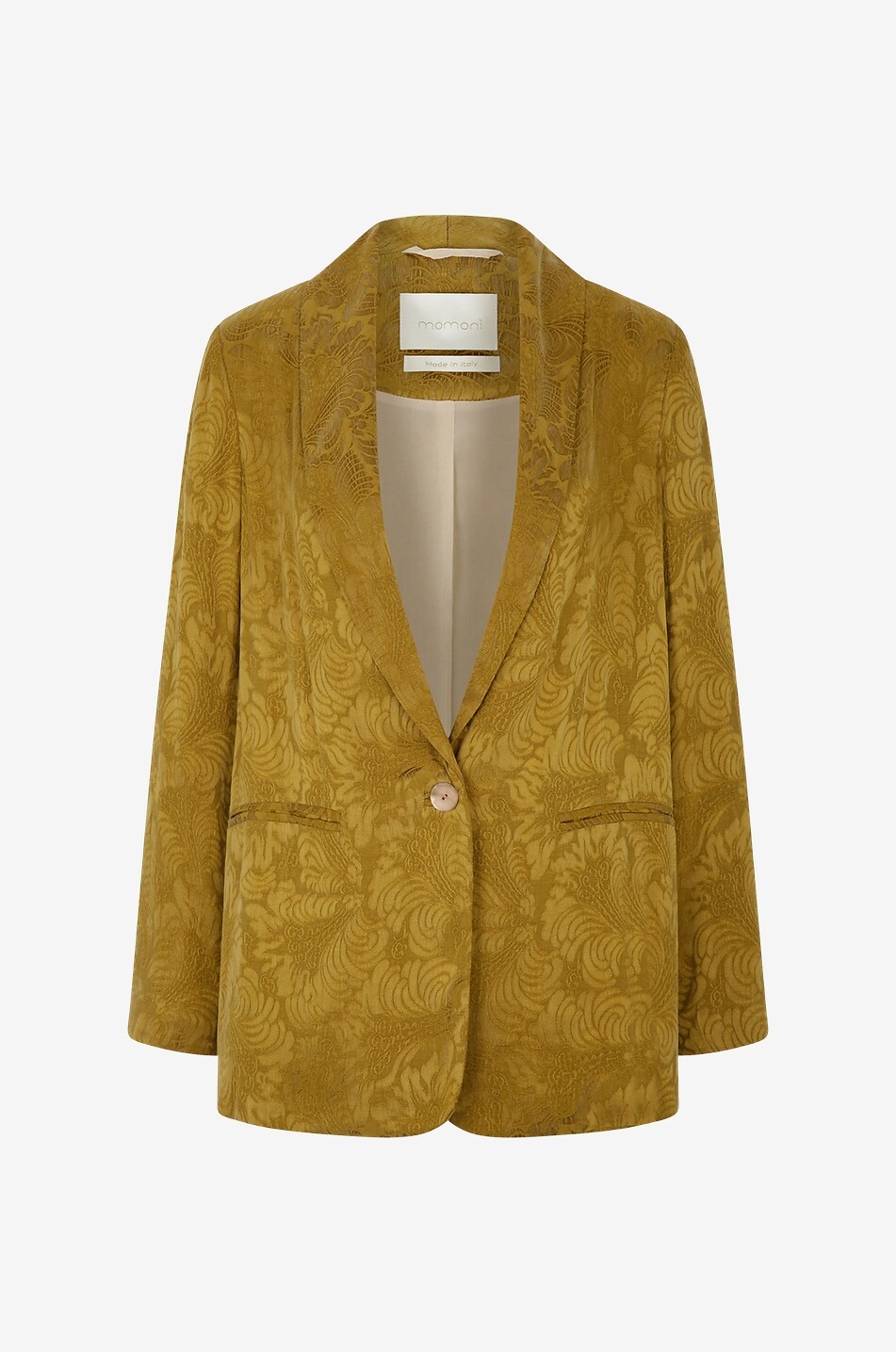 MOMONI Blazer en jacquard Theodore Femme JAUNE FONCÉ 1