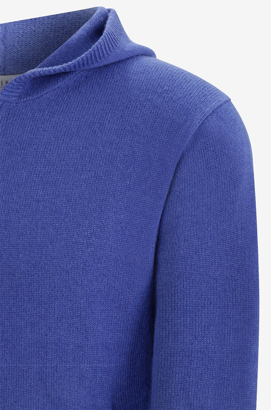 BONGÉNIE Cardigan zippé à capuche en cachemire Homme BLEU MOYEN 3