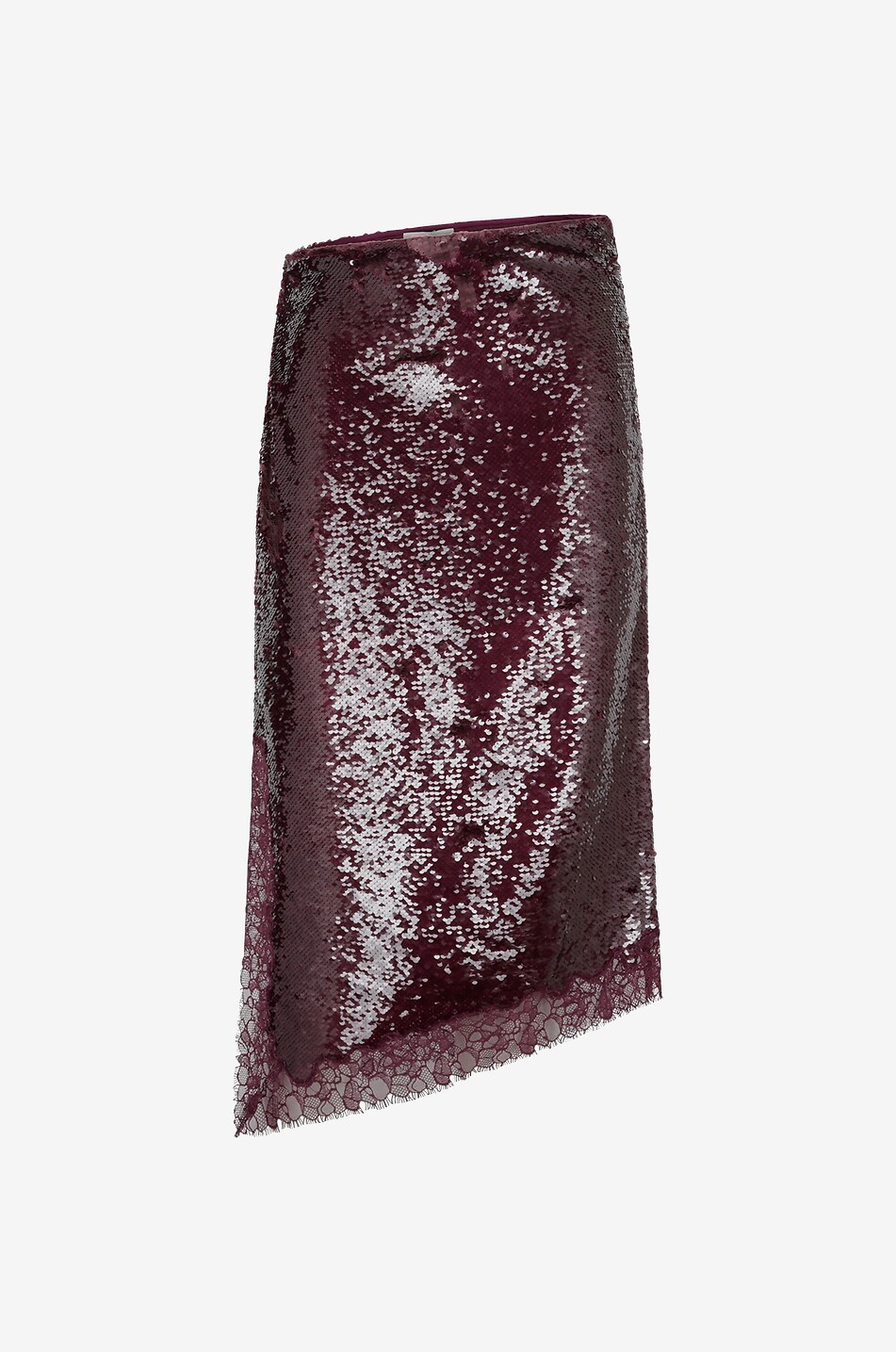 SIMKHAI Jupe asymétrique à sequins Amrita Femme VIOLET 1