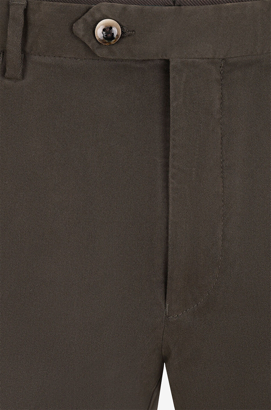 GERMANO City velvet touch slim fit chino trousers Men DARK BROWN 3