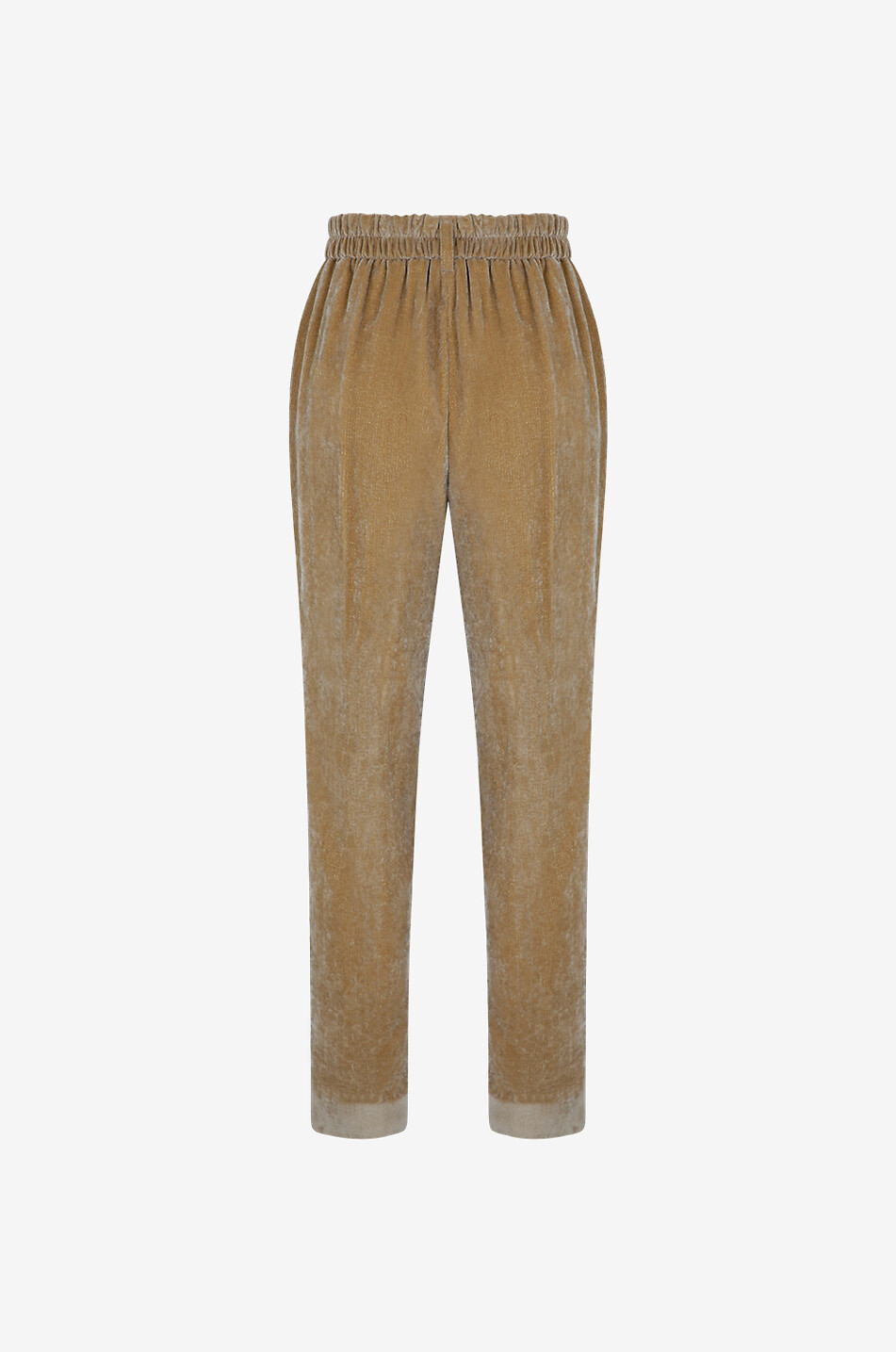 MOMONI Pantalon cigarette en viscose Vischio Femme Beige moyen 2