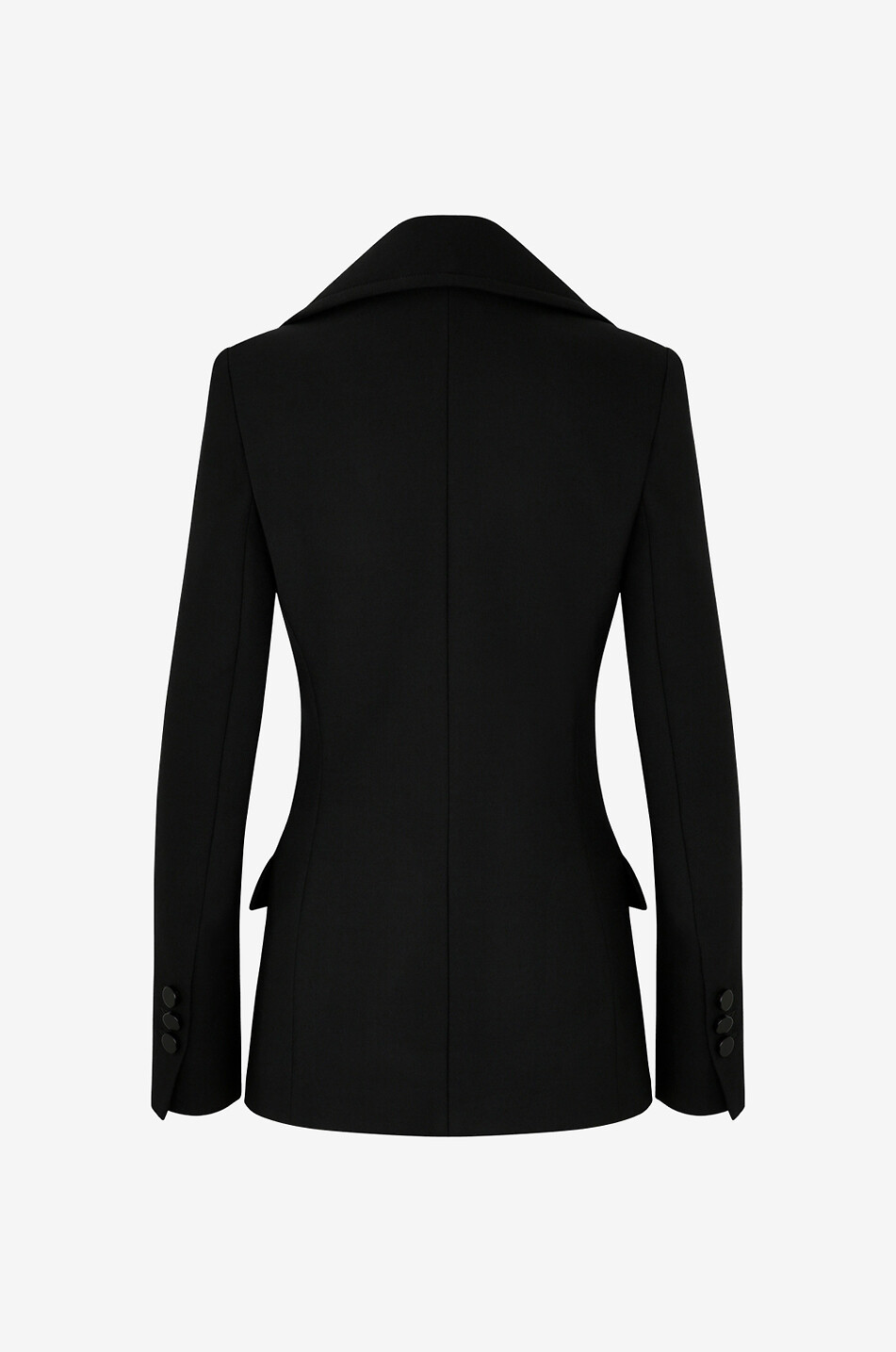 BARBARA BUI Zweireihige Kostümjacke aus Wolle Damen SCHWARZ 2