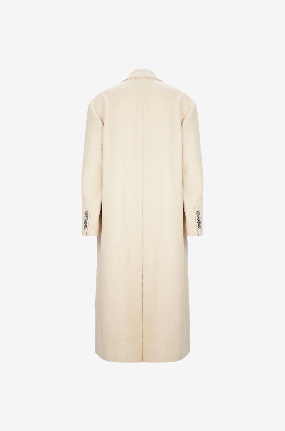 AMI Zweireihiger Oversize-Mantel Damen HELLGELB 2