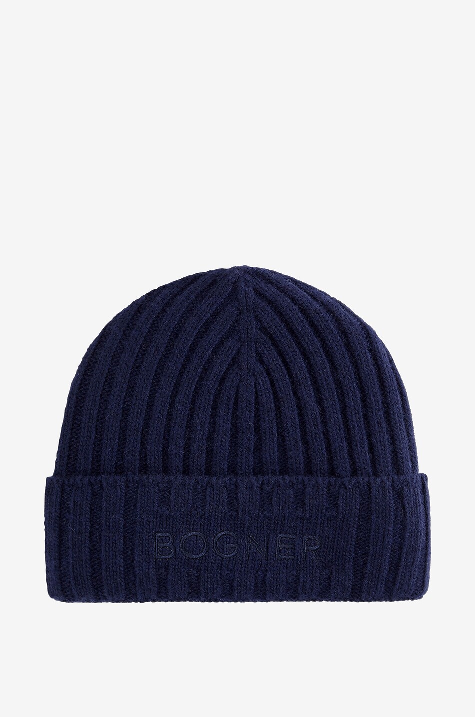 Conrad logo embroidered rib knit beanie