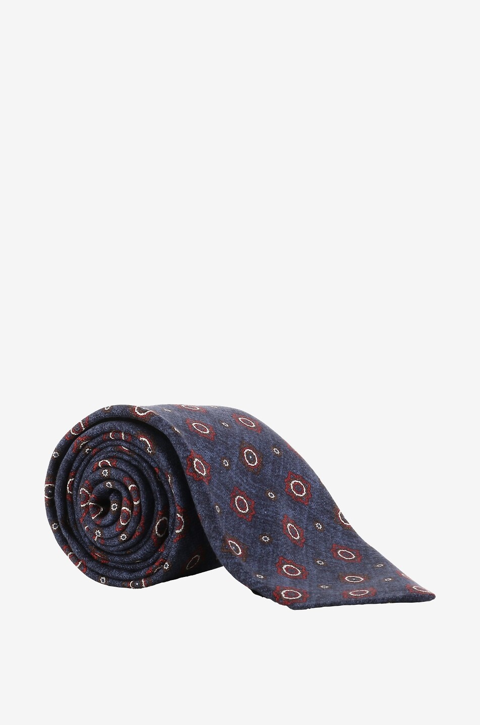 KITON Flower patterned textured silk tie Men MULTI COLOURED 1