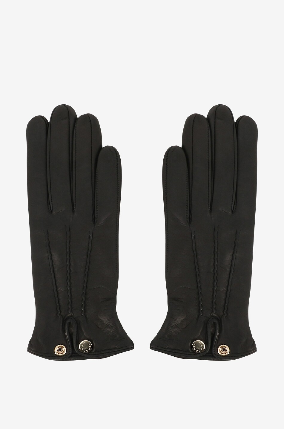 小物 AGNELLE Marie-Alix lambskin leather mittens - AGNELLE - BROWN - Bongénie
