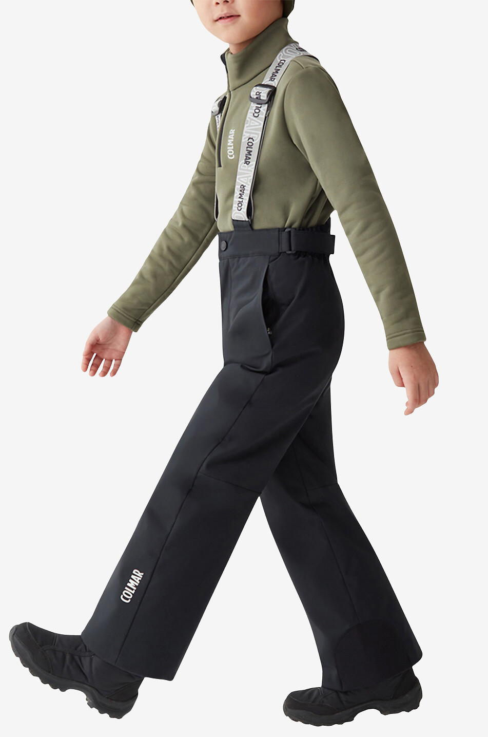 COLMAR Kinder-Skihose mit Trägern Unisex SCHWARZ 2